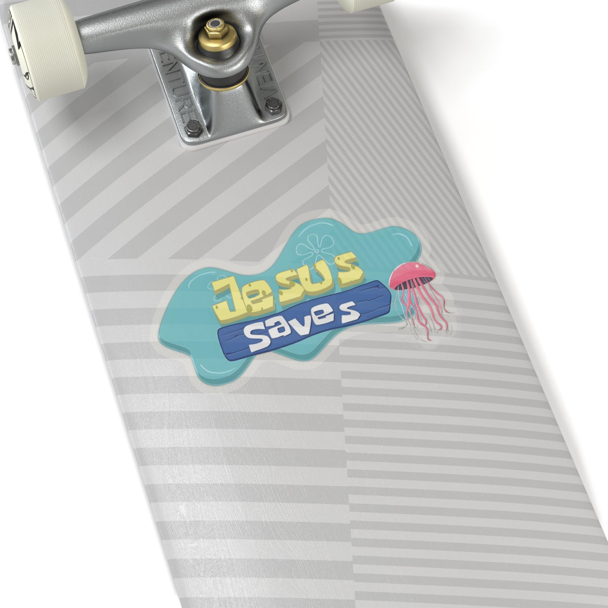 Religious Jesus Saves Spongebob Sticker