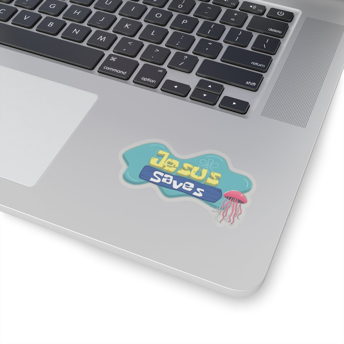 Religious Jesus Saves Spongebob Sticker