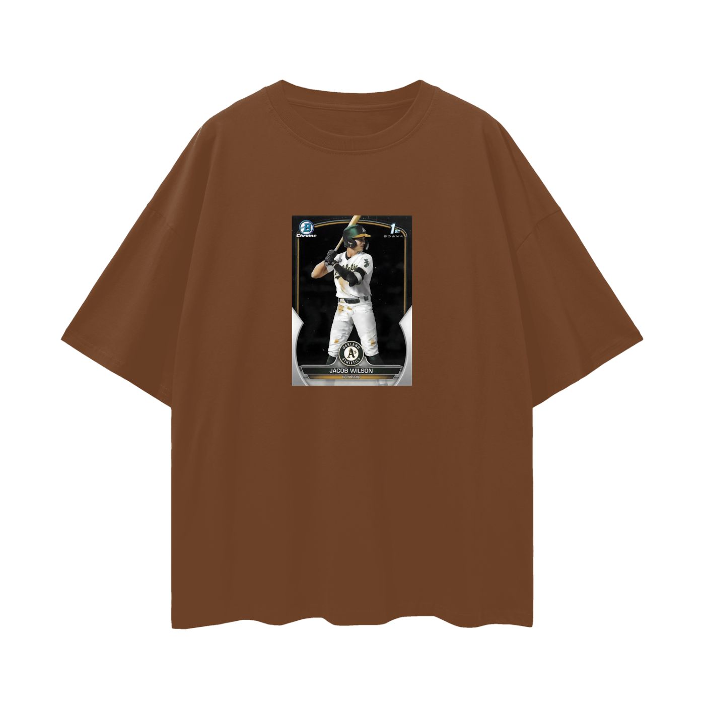 Jacob Wilson Athletics 1st Bowman T Shirt Vintage Like Graphic Oversized T Shirt
