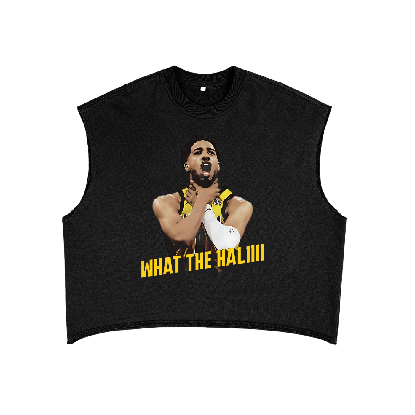 Tyrese Haliburton What The Hali Pacers Choke 90s Y2K Vintage Like Boxy Tank Top