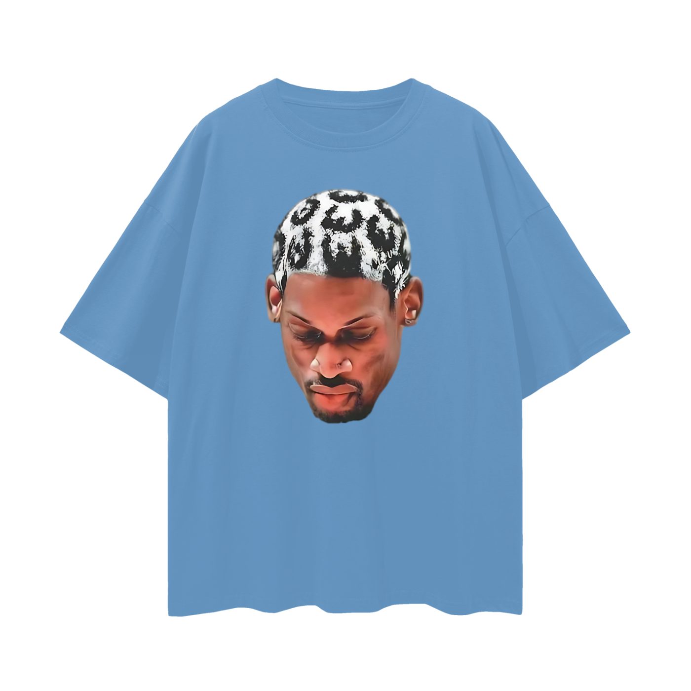 Vintage Like Dennis Rodman Cheetah Head Oversized T Shirt