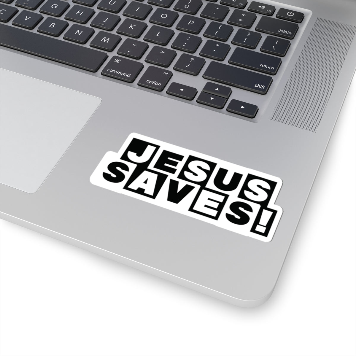Religious Jesus Saves Cartoon Network Sticker