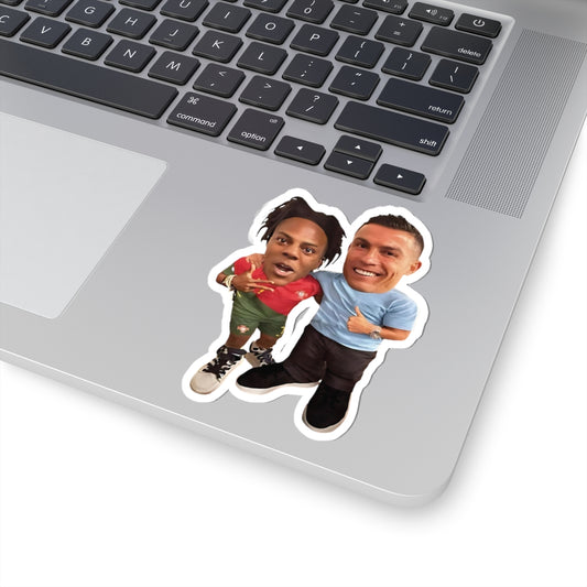 Mini IShowSpeed & Ronaldo Funny Sticker