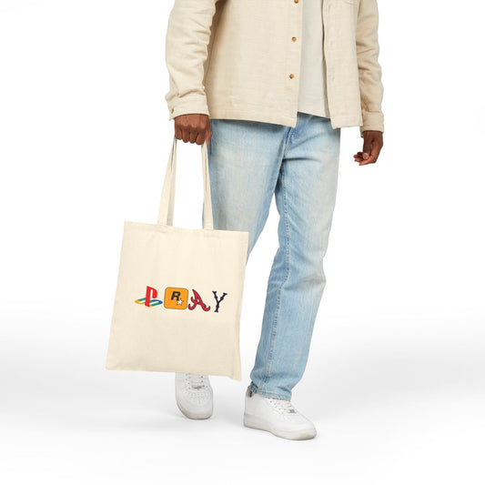Jesus Pray Tote Bag