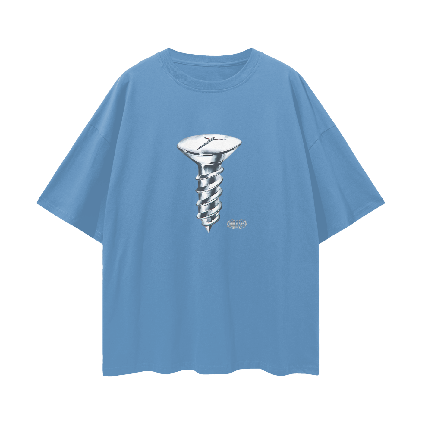 Religious Jesus Isaiah 53:5 Screw Graphic Oversized T Shirt