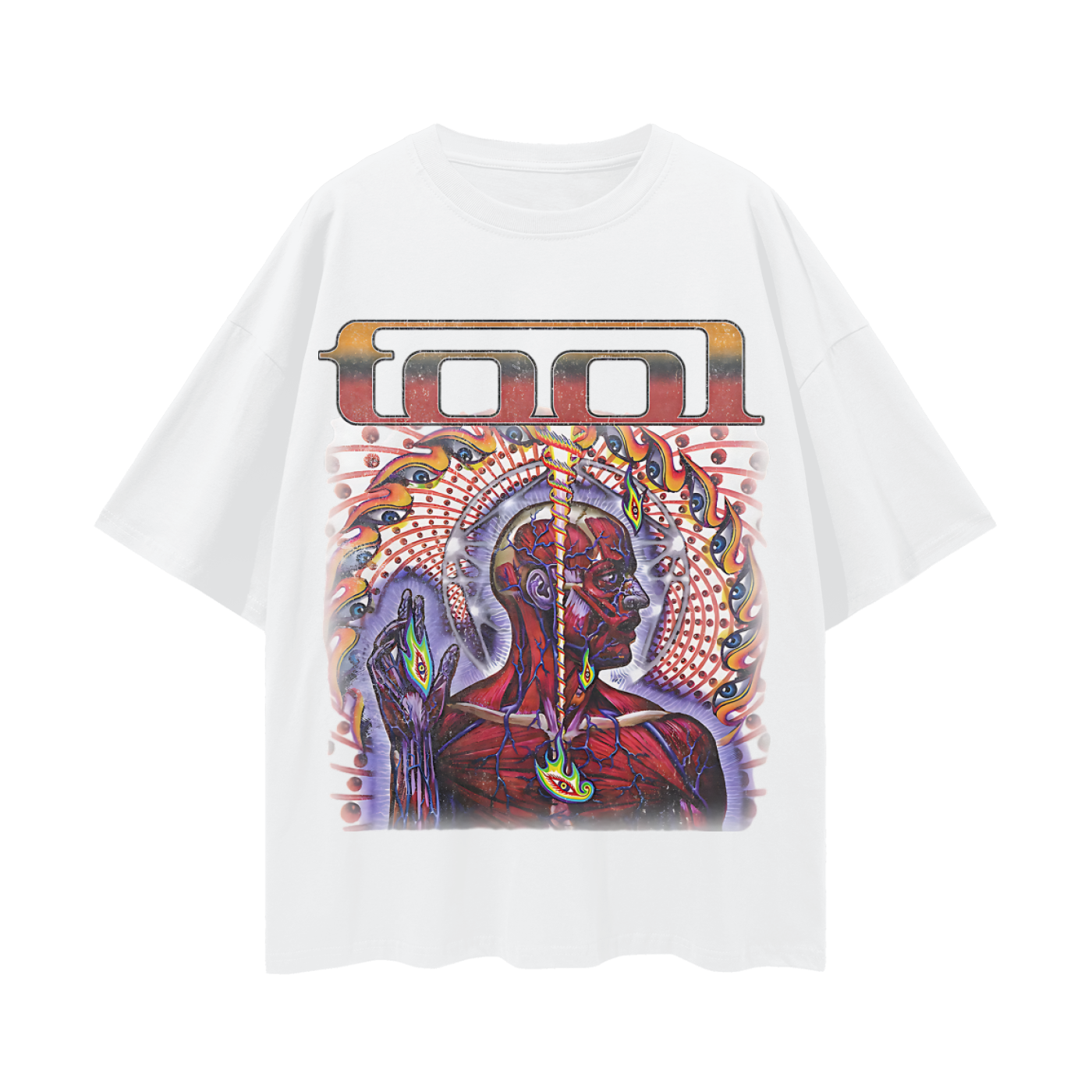 Vintage Like 90s Tools Band Graphic Oversized T Shirt