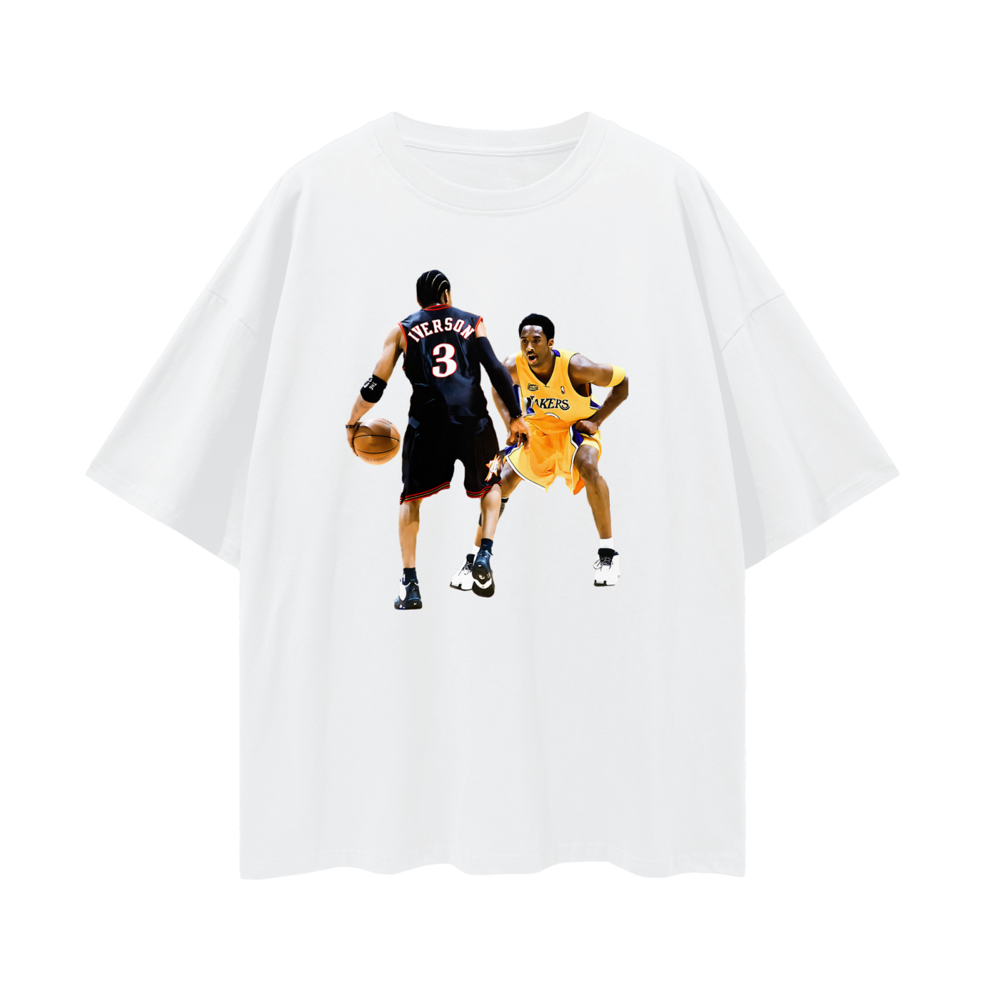 Vintage Like Allen Iverson vs Kobe Oversized T Shirt
