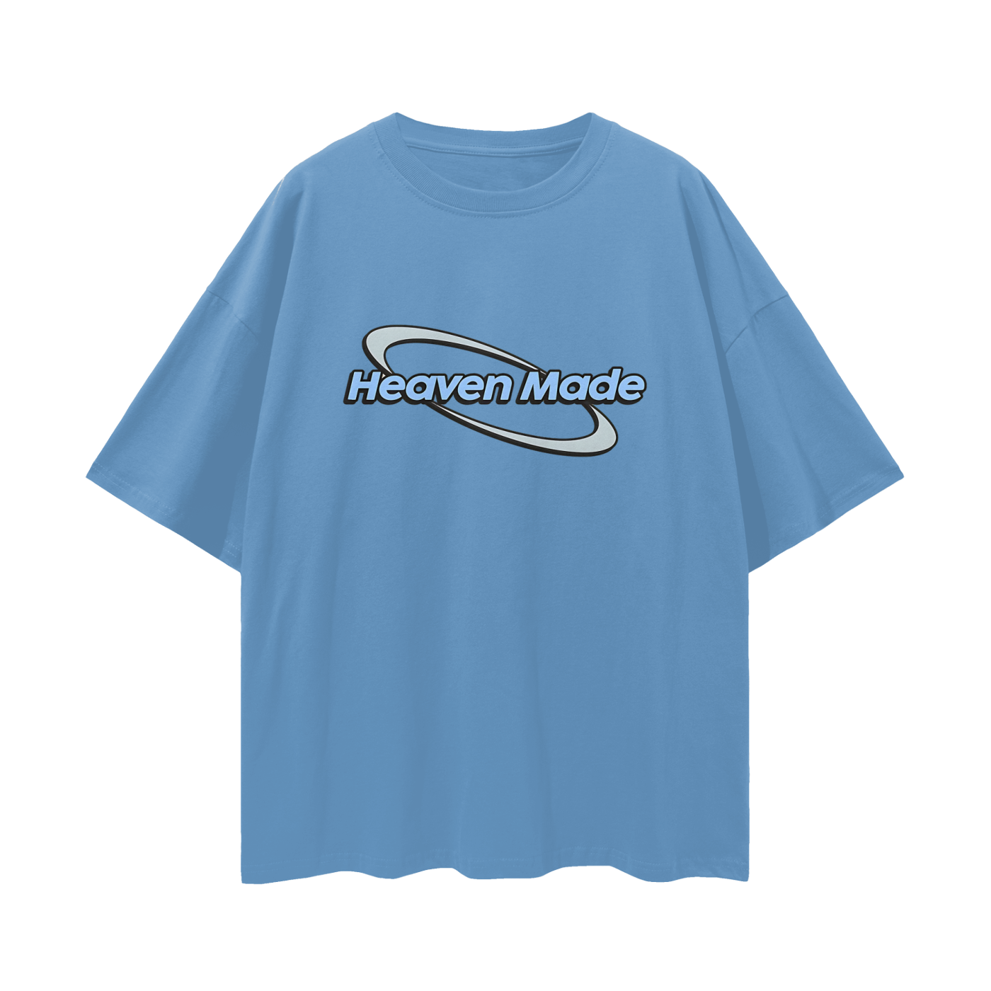 Religious Jesus Heaven Made Graphic Oversized T Shirt