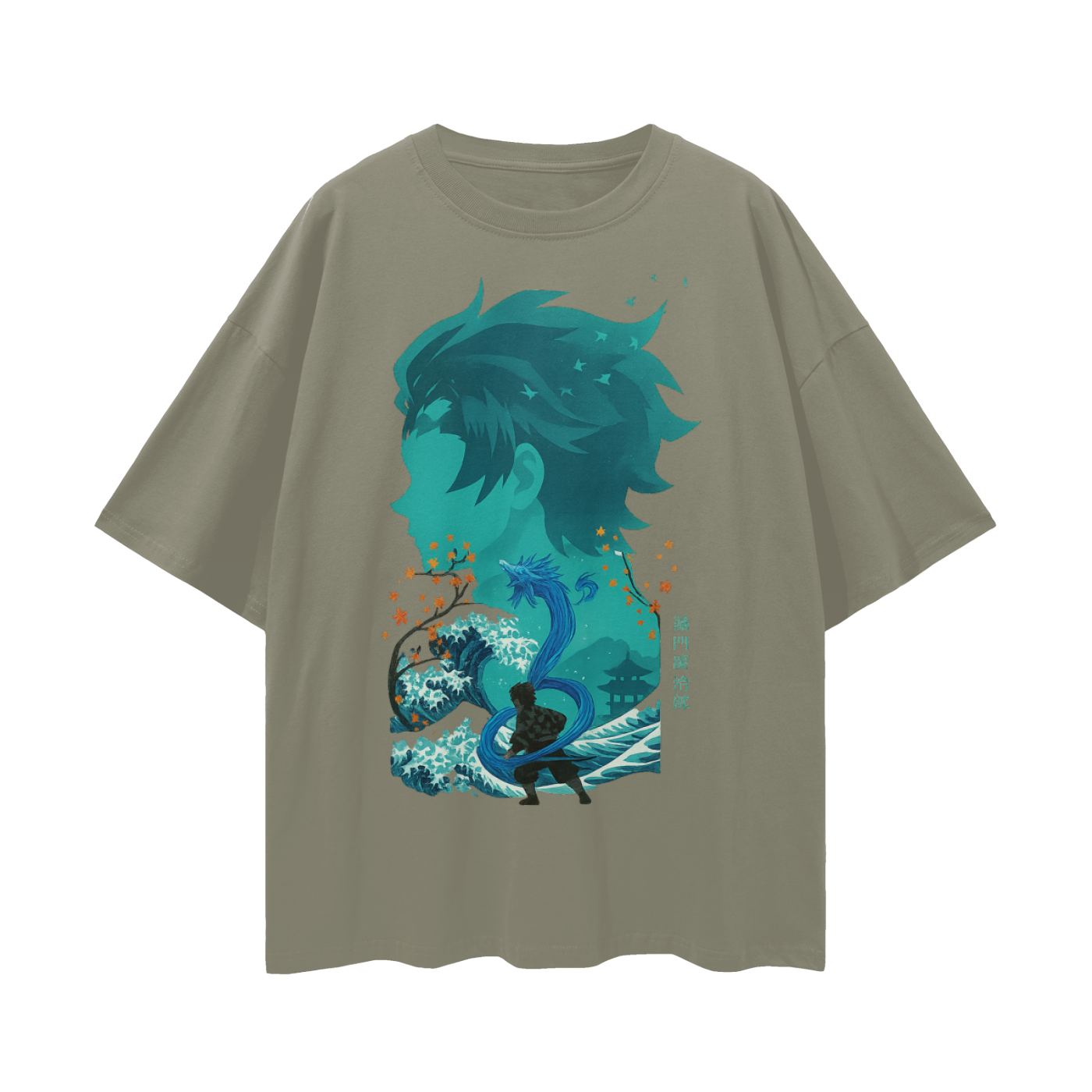 Vintage/Y2K Demon Slayer Anime Oversized T Shirt