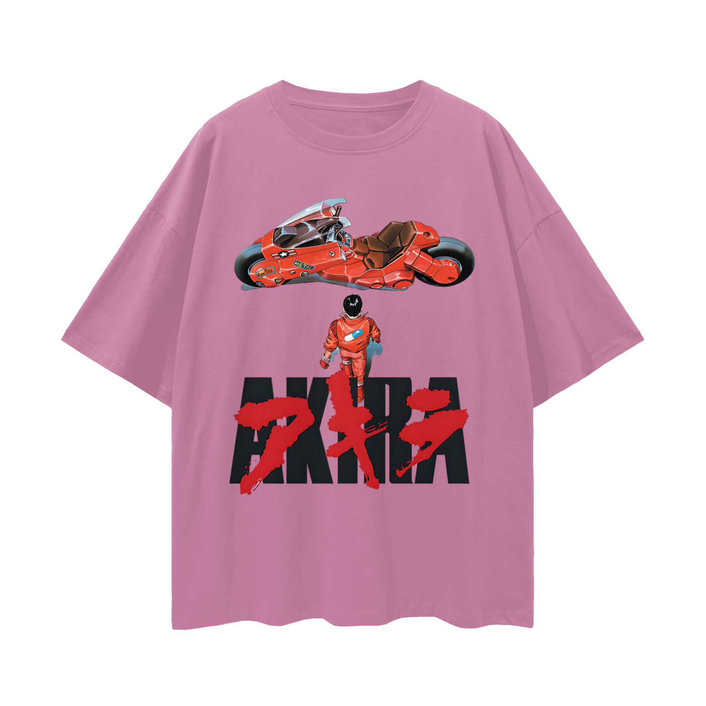 1988 Akira Anime Y2K Vintage Like Graphic Oversized T Shirt