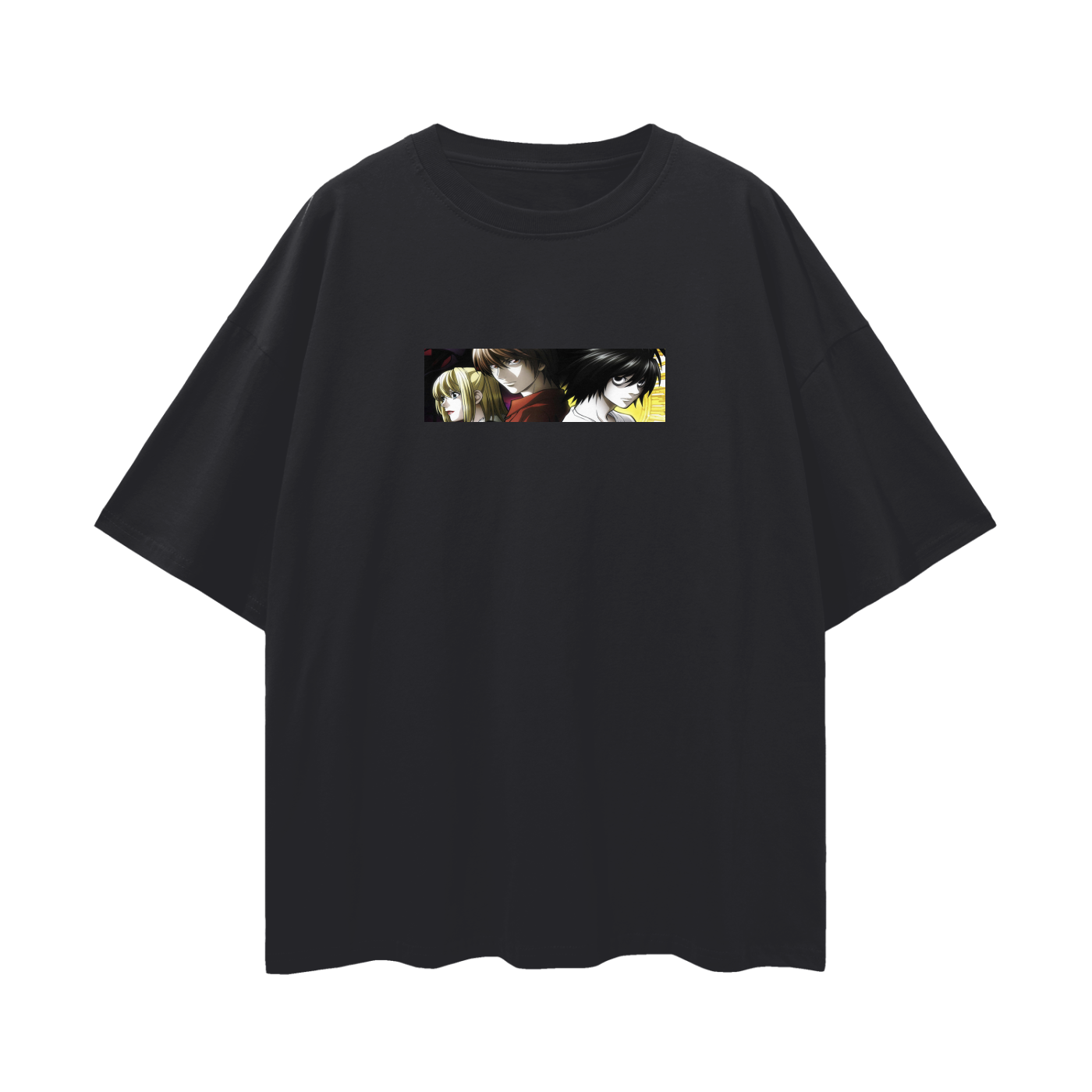 Death Note Anime Box Logo Oversized T Shirt