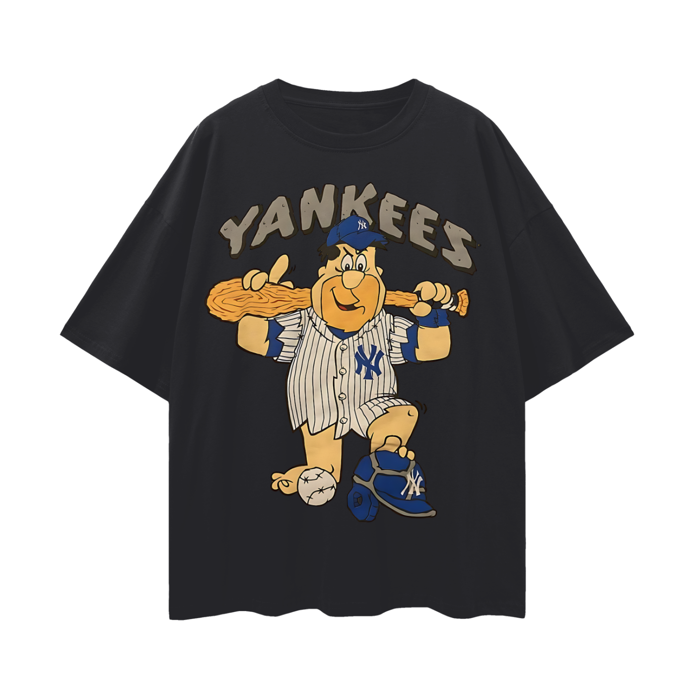 Vintage Like Flintstones Yankees Oversized T Shirt