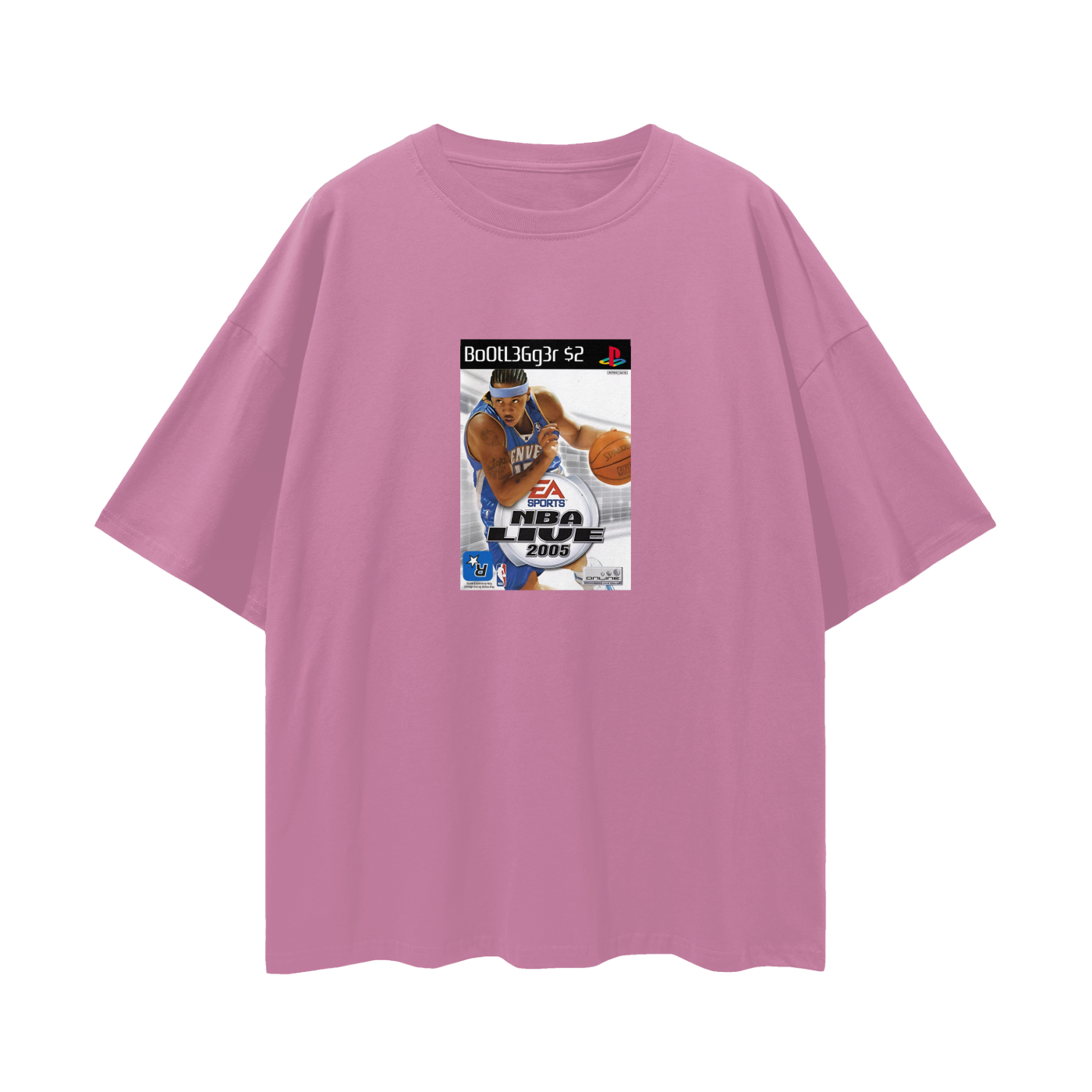 Vintage/Y2K PS2 Nba Live 2005 Bootlegger Oversized T Shirt