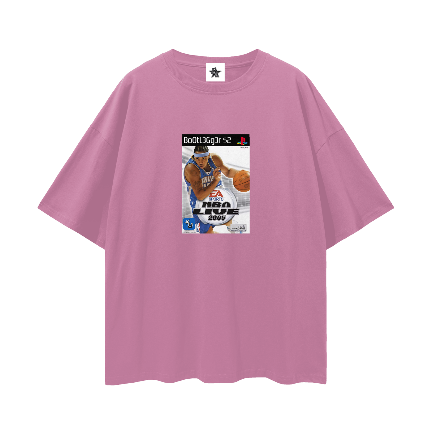 Vintage/Y2K PS2 Nba Live 2005 Bootlegger Oversized T Shirt