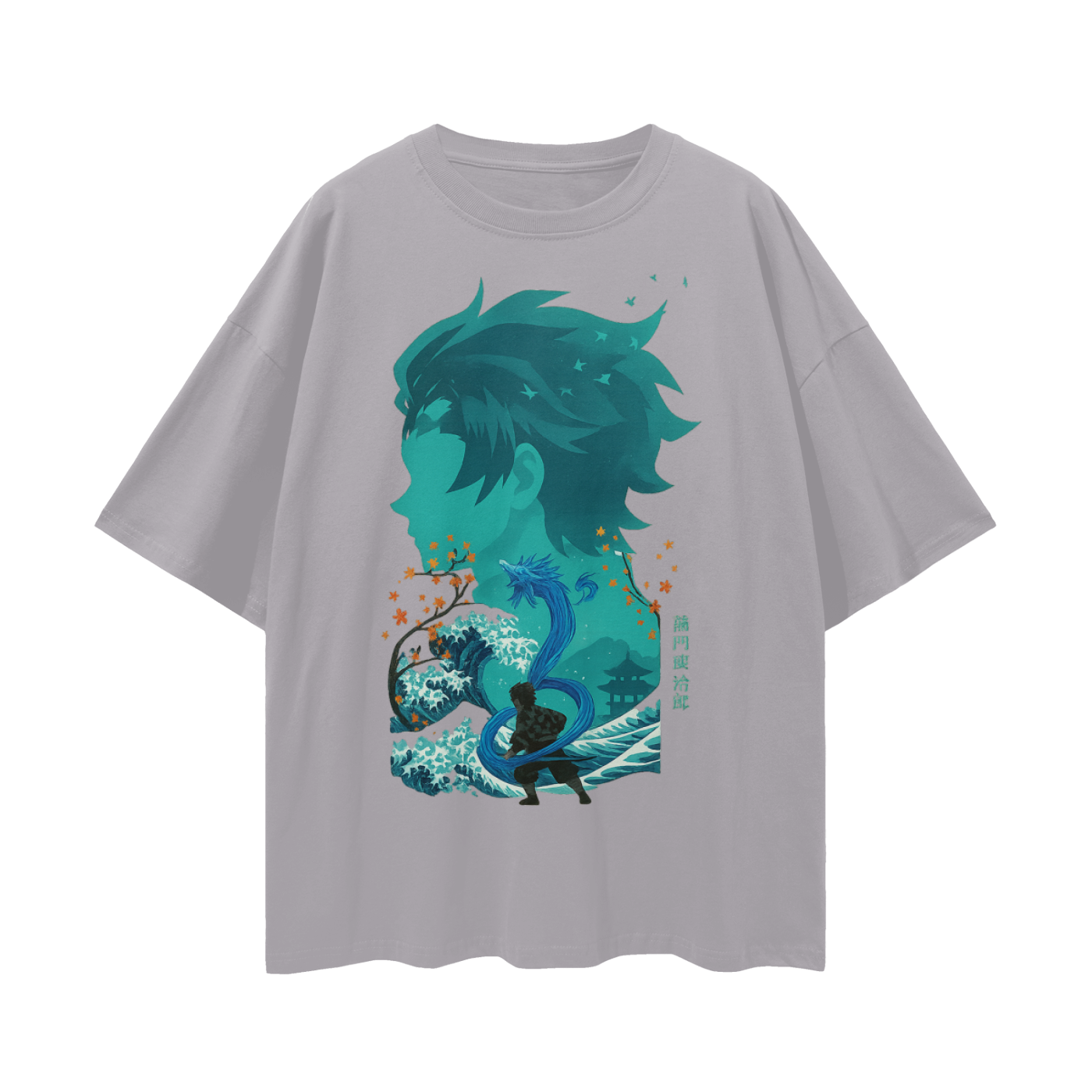 Vintage/Y2K Demon Slayer Anime Oversized T Shirt