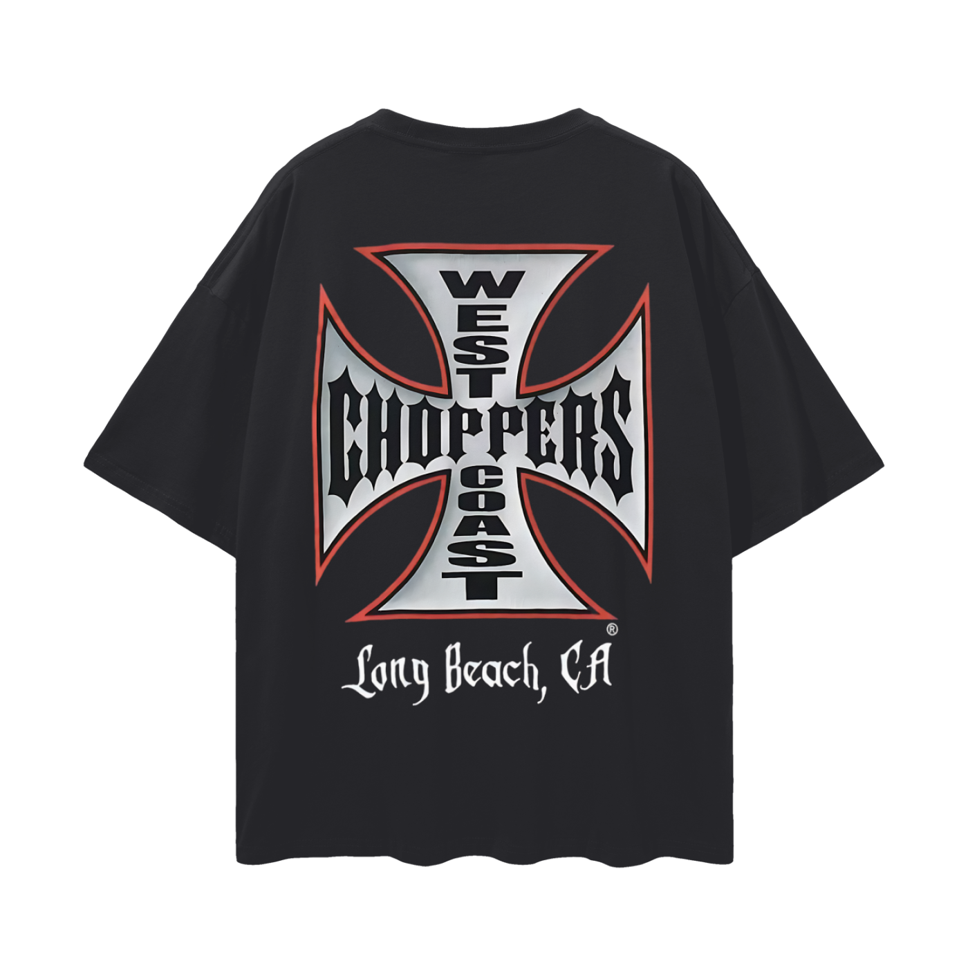 Vintage Like Jesse Who West Coast Choppers Long Beach Oversized T Shirt