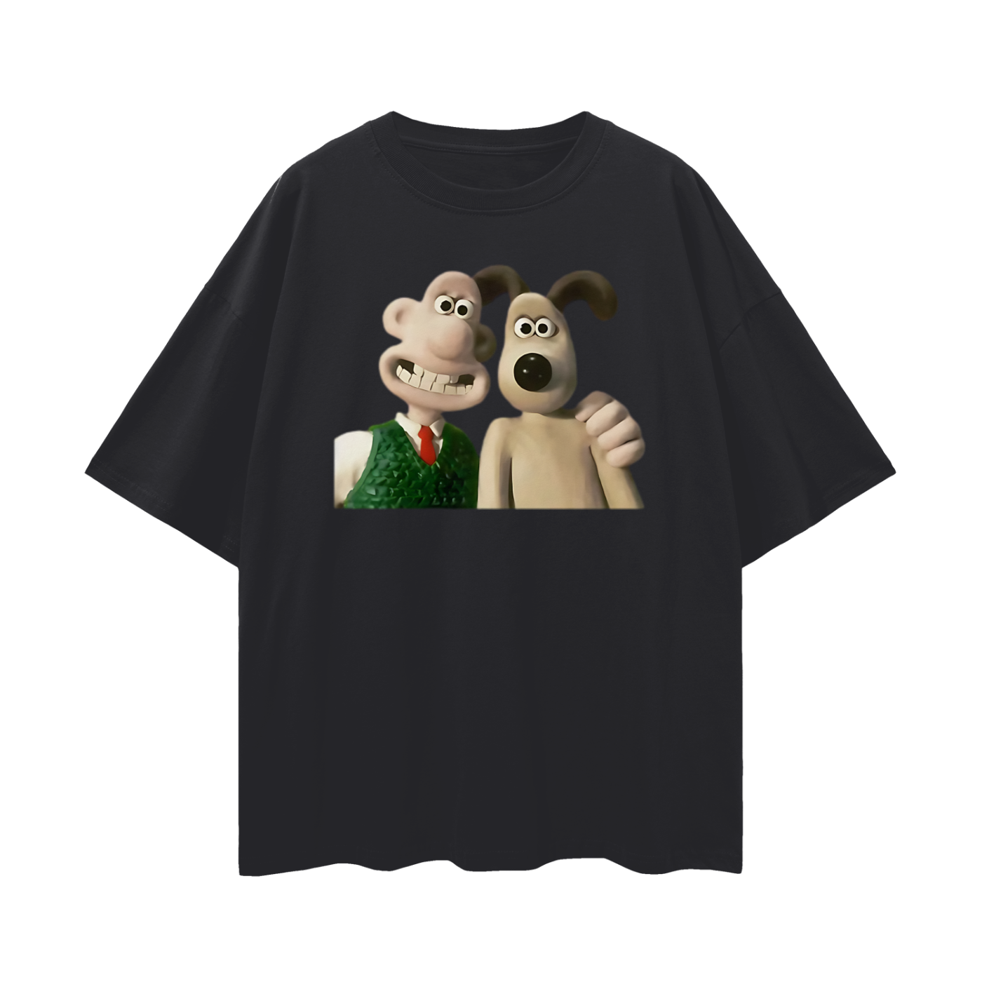 Vintage Like Wallis & Gromit Movie Oversized T Shirt