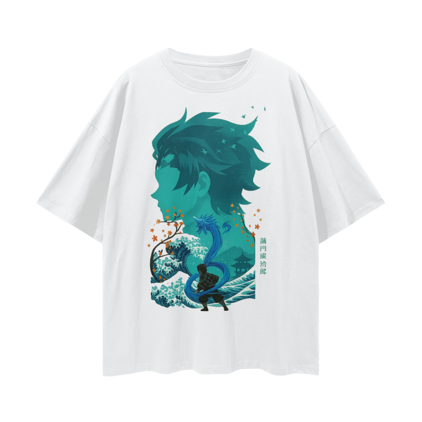 Vintage/Y2K Demon Slayer Anime Oversized T Shirt