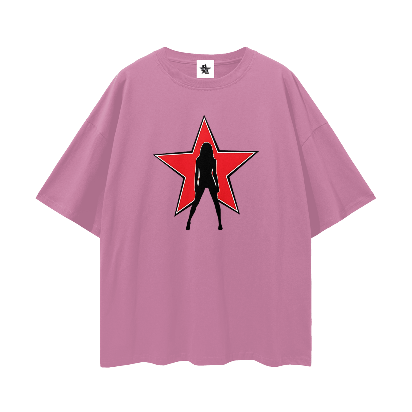 Vintage/Y2K Star Lady Oversized T Shirt