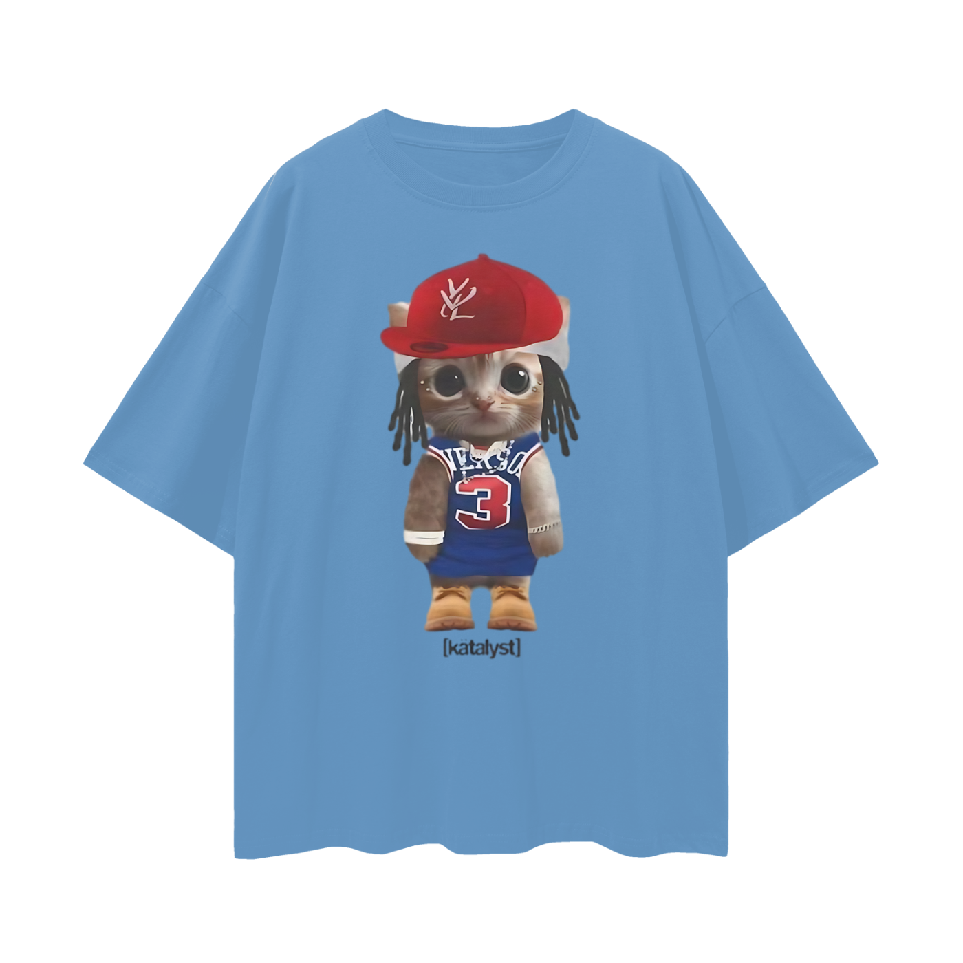Vintage Like Playboi Carti Cat Meme Graphic Oversized T Shirt
