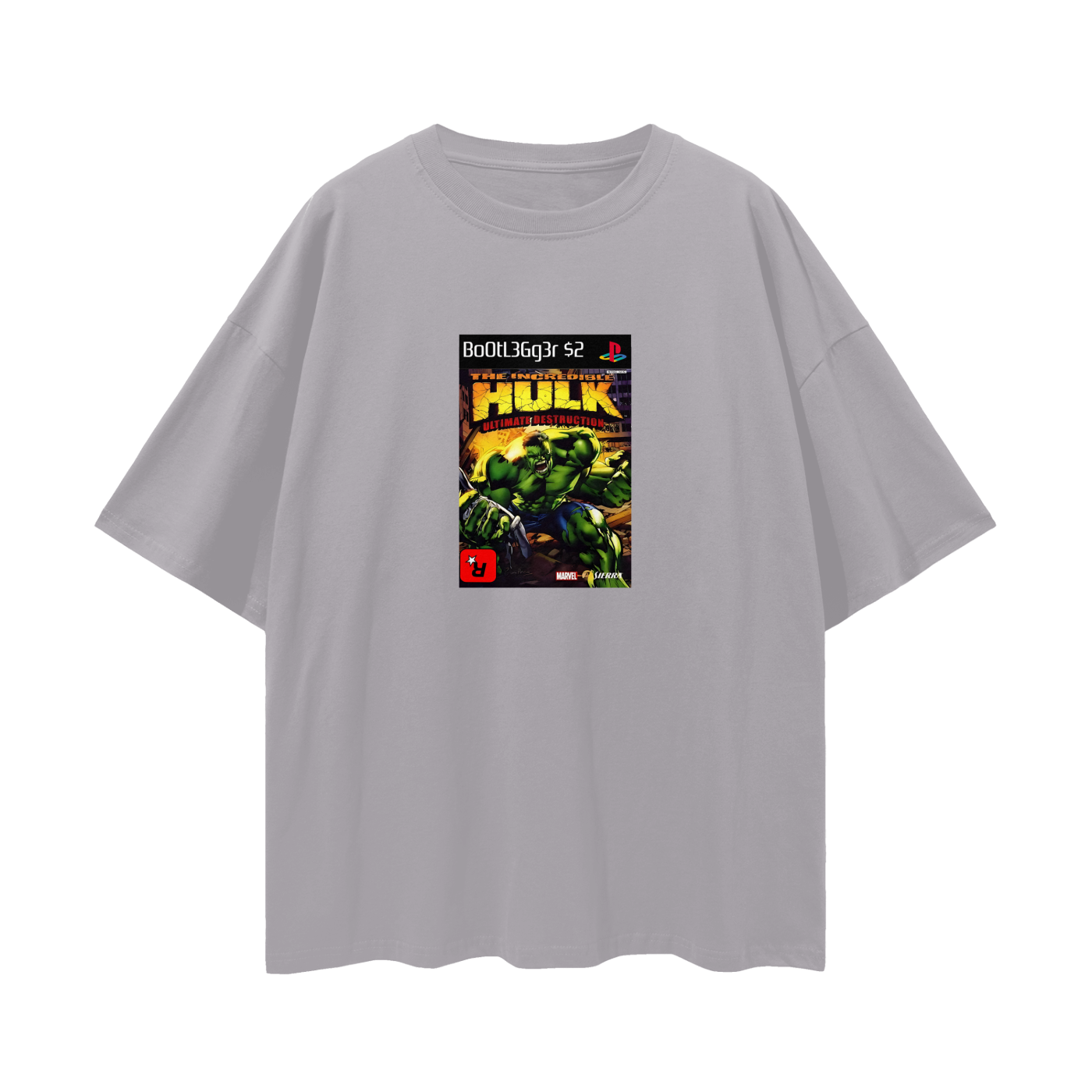 PlayStation 2 The Incredible Hulk PS2 Video Game Disc Tee