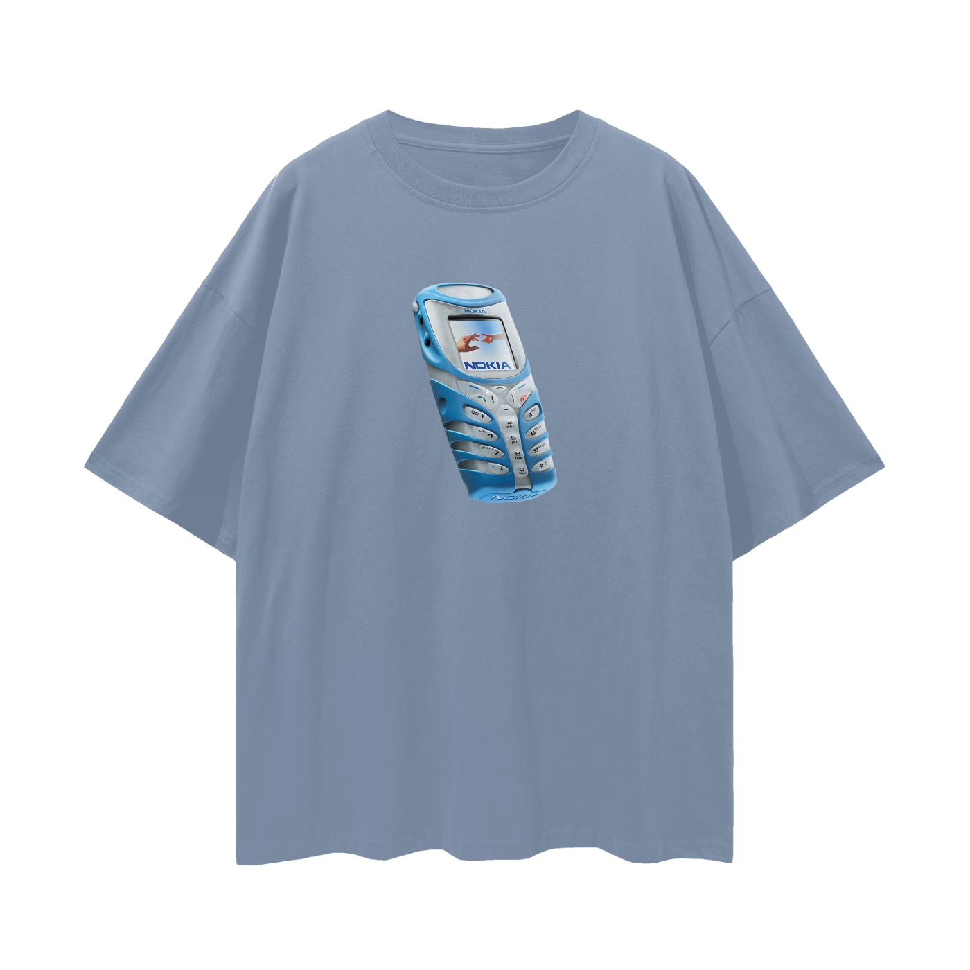 Nokia Phone Y2K Vintage Like Graphic Oversized T Shirt