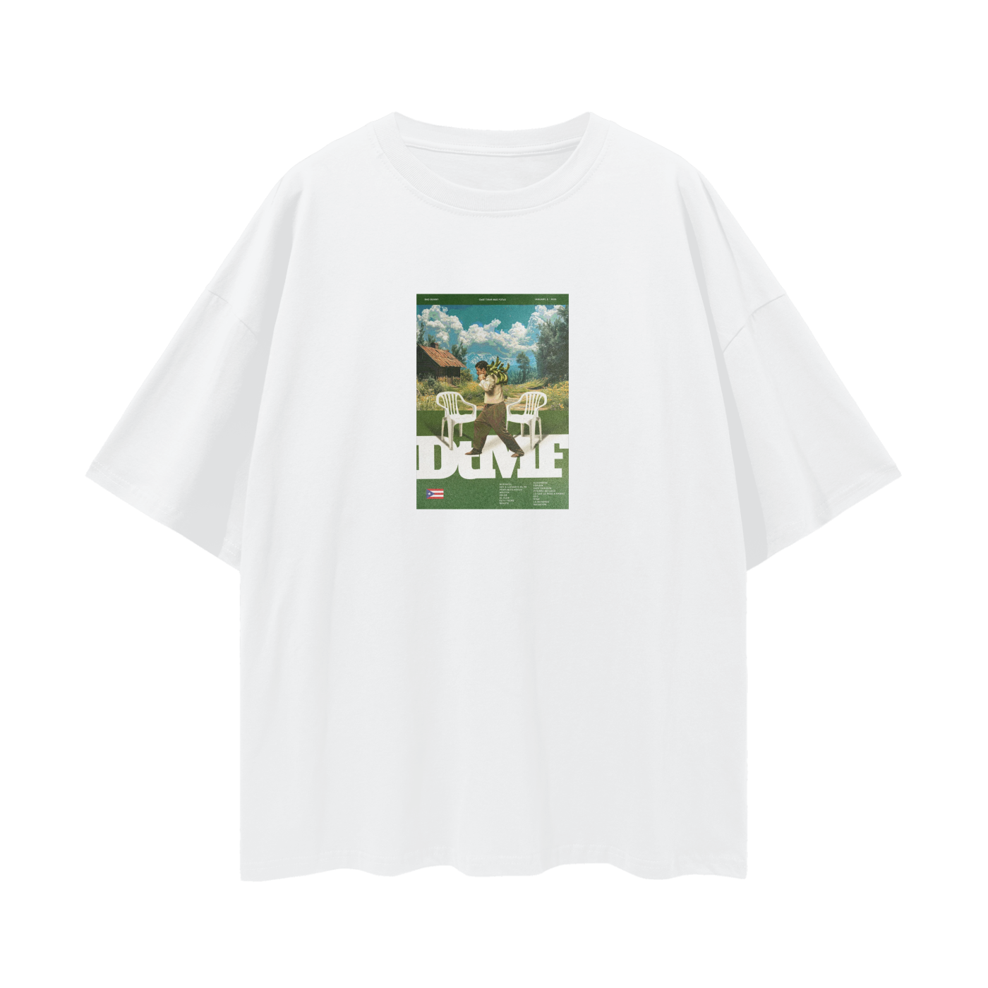 Vintage Like Bad Bunny New Album Oversized T Shirt