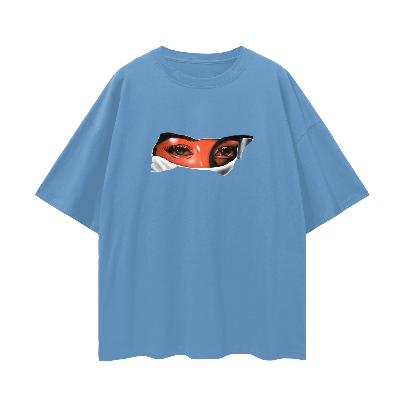 Loving Eyes 90s Vintage Like Graphic Oversized T Shirt