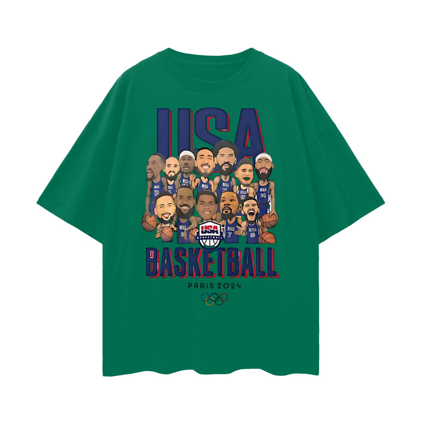 Vintage Like Lebron Team USA Oversized T Shirt
