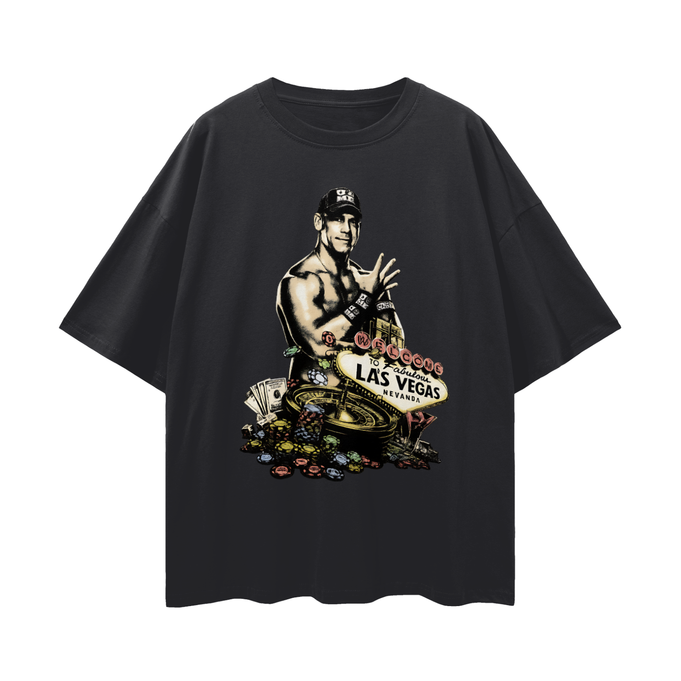 Vintage/Y2K John Cena Las Vegas Graphic T Shirt