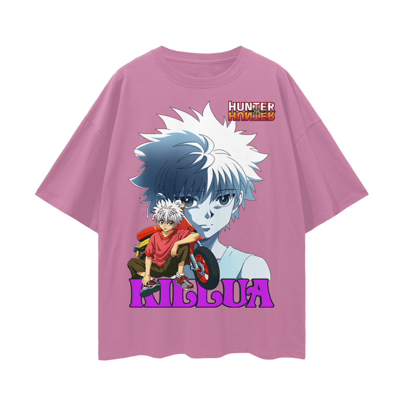 Vintage/Y2K Hunter X Hunter Killua Anime Graphic Oversized T Shirt