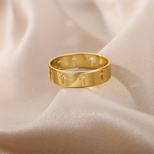 Religious Jesus Cross Ring