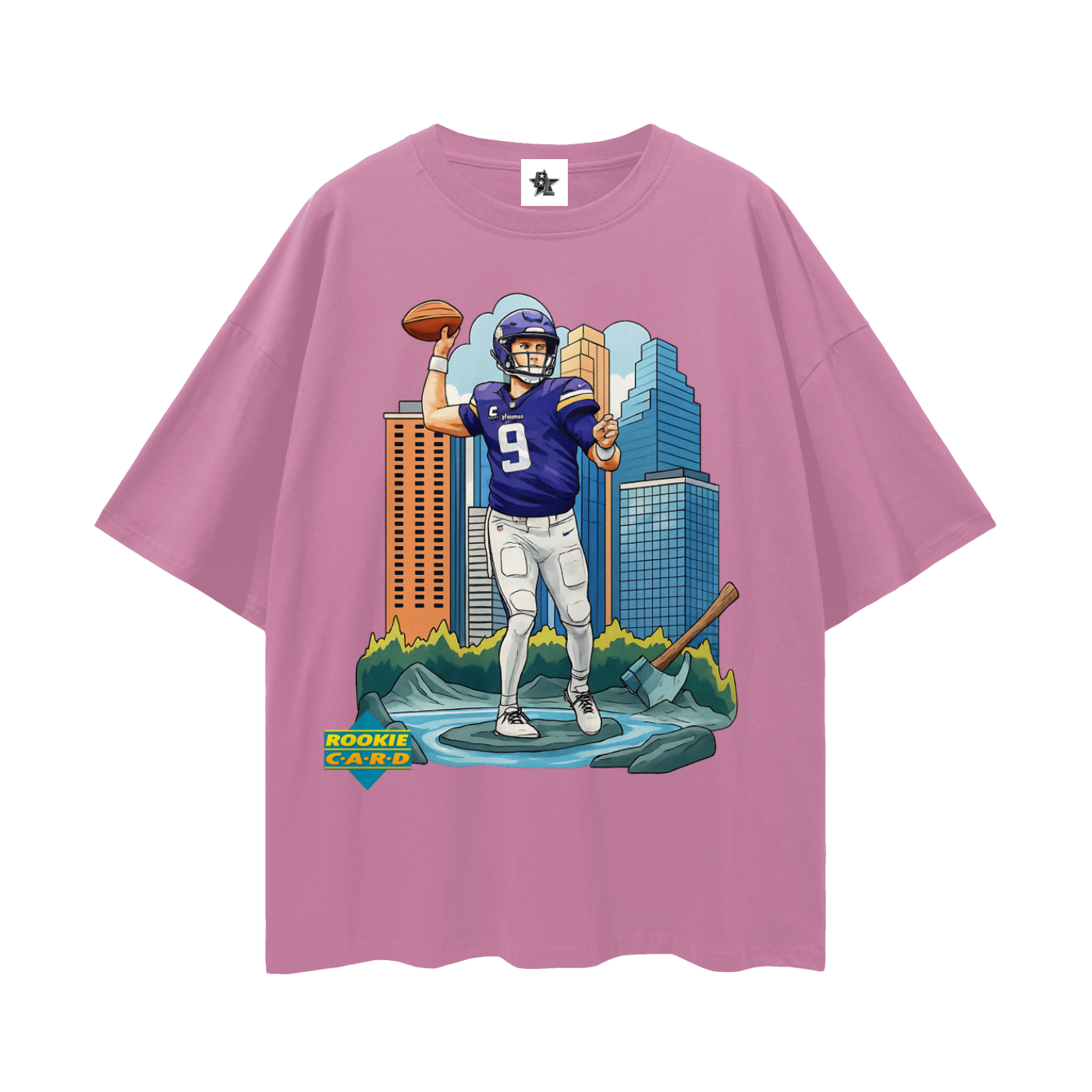 Vintage/Y2K JJ McCarthy Downtown Rookie Oversized T Shirt