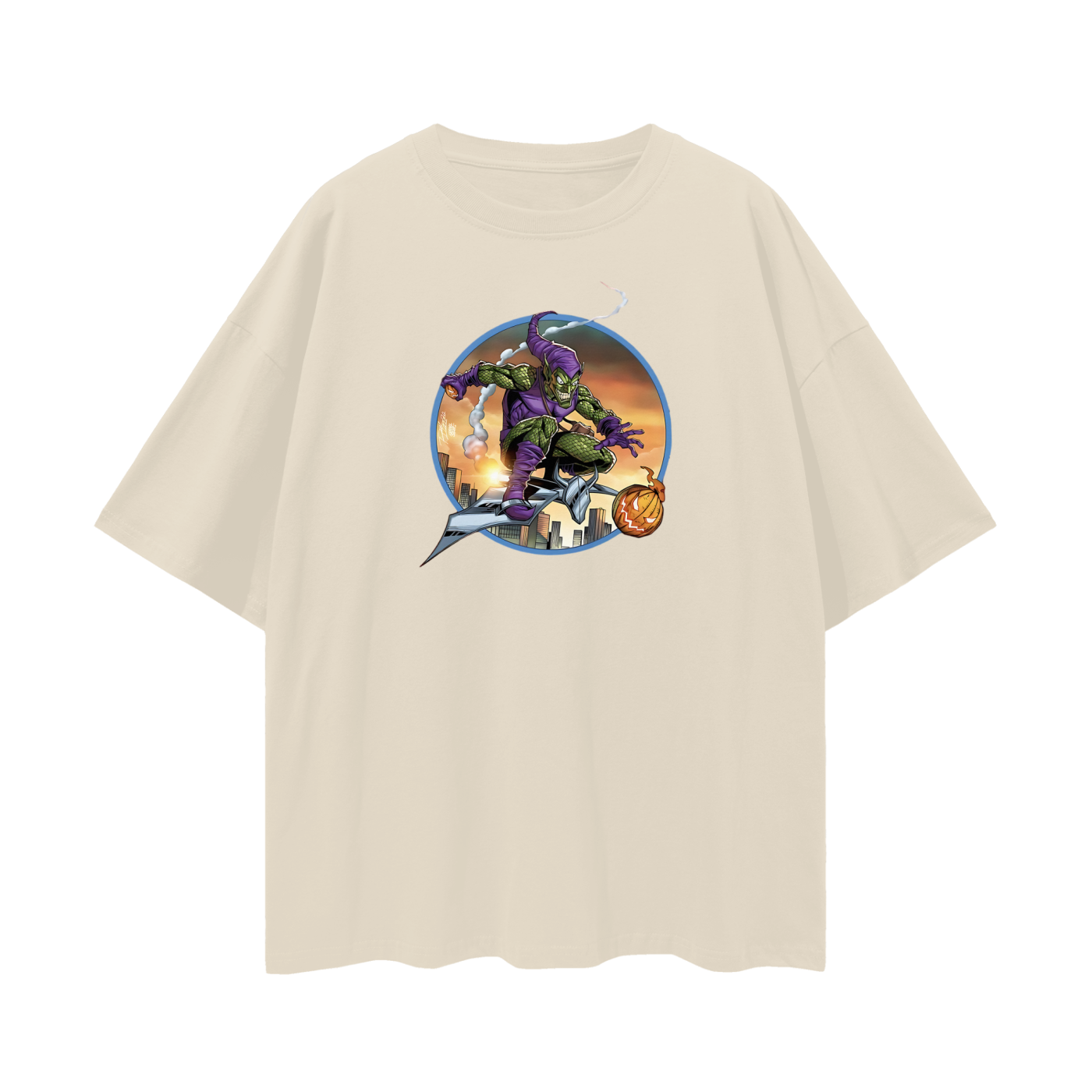 Vintage Like Spiderman Green Goblin Oversized T Shirt