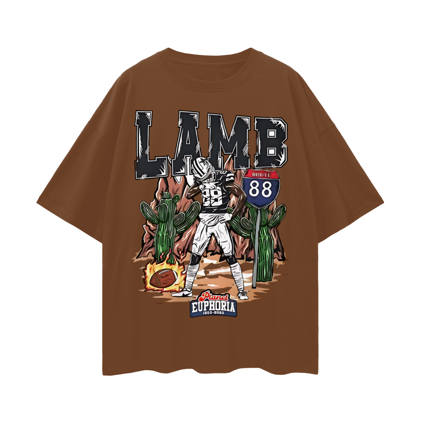 Ceedee Lamb 88 EU Like 90s Y2K Vintage Like Graphic Oversized T Shirt