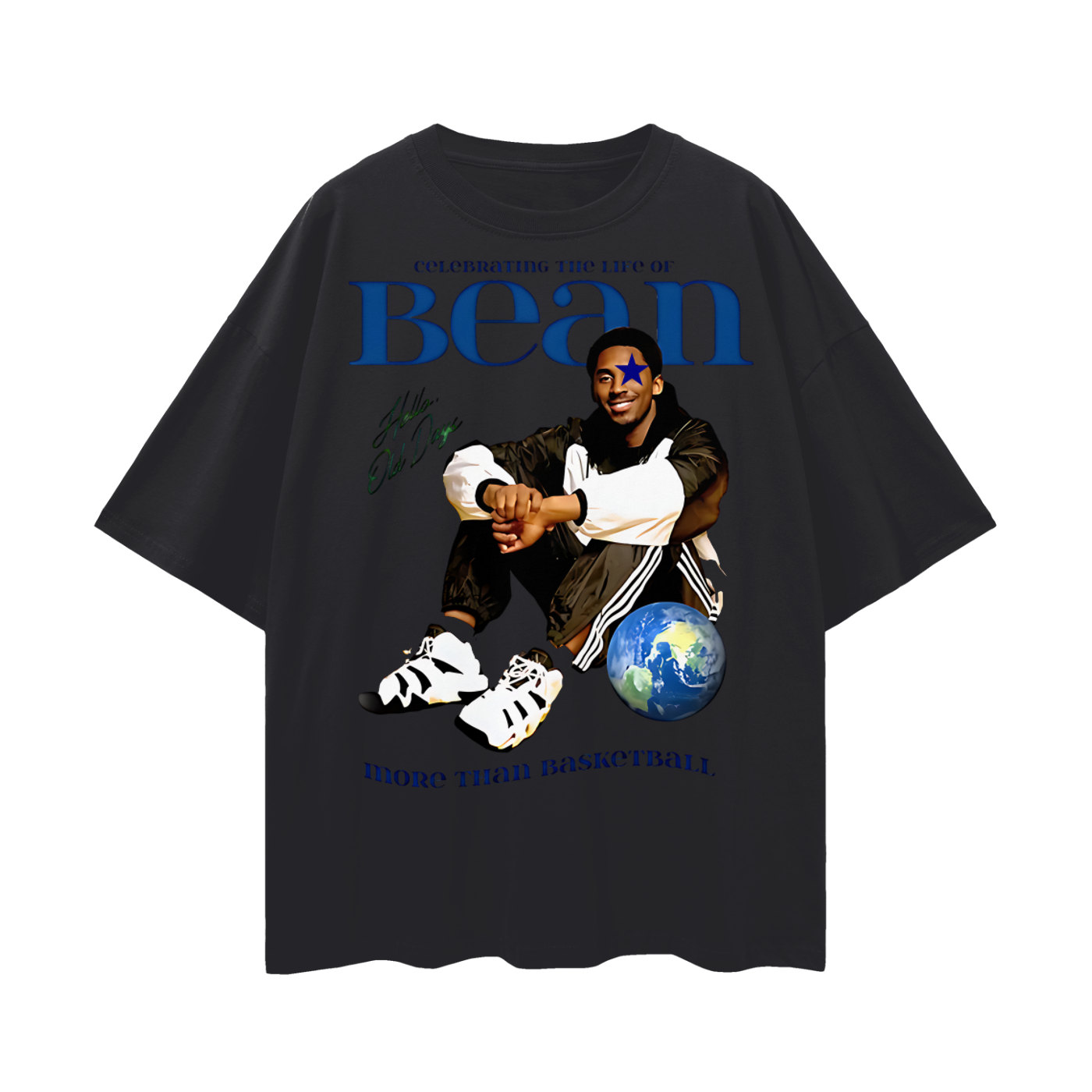 Vintage Like Kobe Bean Oversized T Shirt