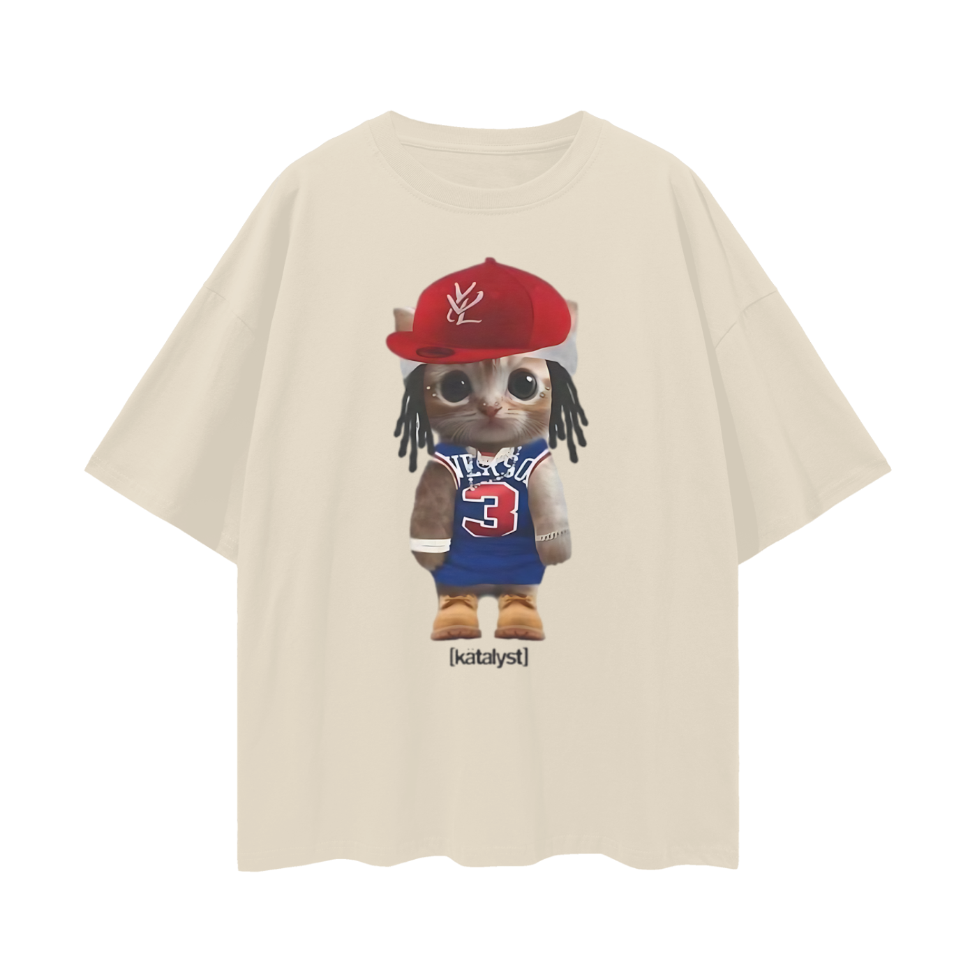 Vintage Like Playboi Carti Cat Meme Graphic Oversized T Shirt