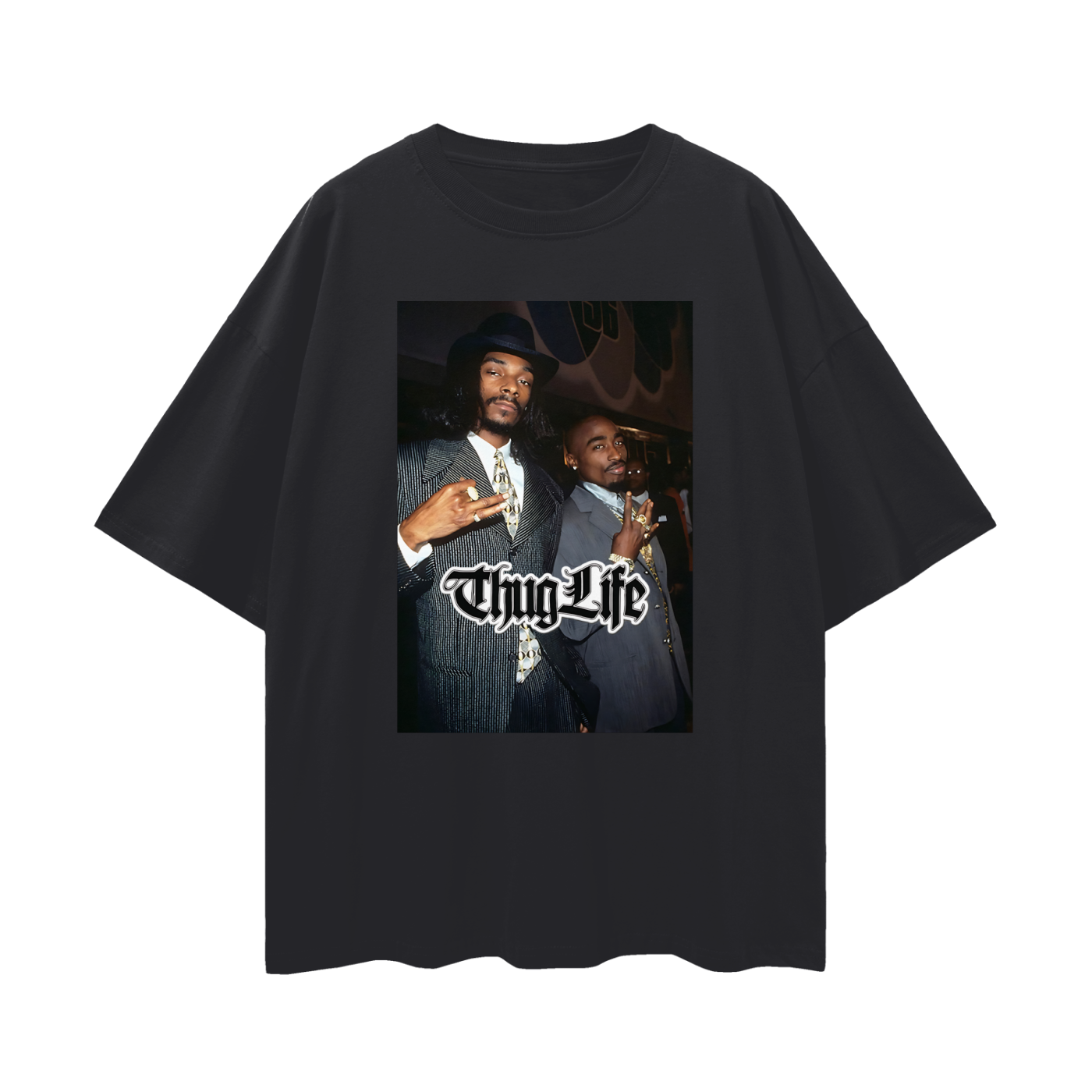 Snoop Dogg & Tupac Thug Life Oversized T Shirt
