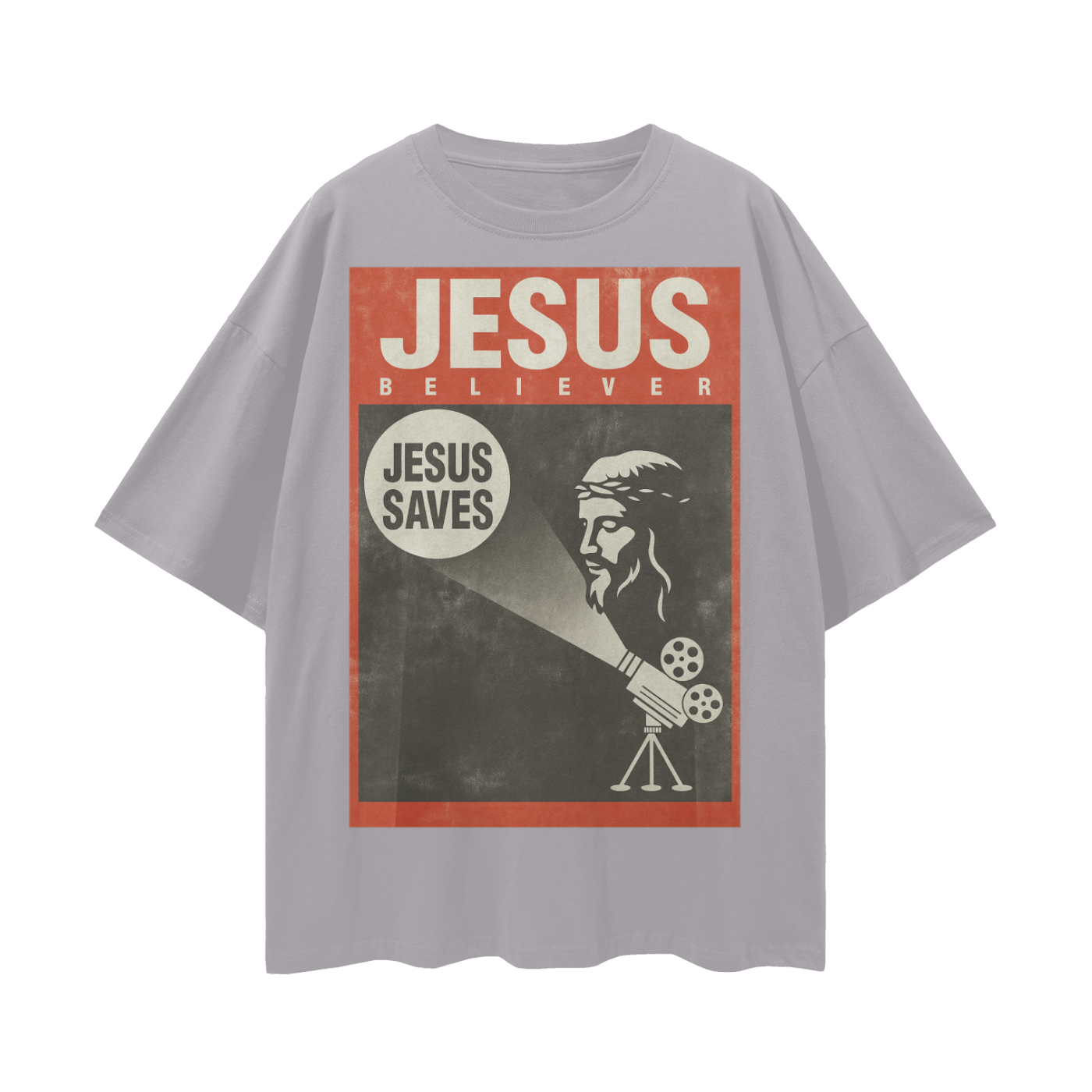 Religious Vintage/Y2K Jesus Believer Oversized T Shirt