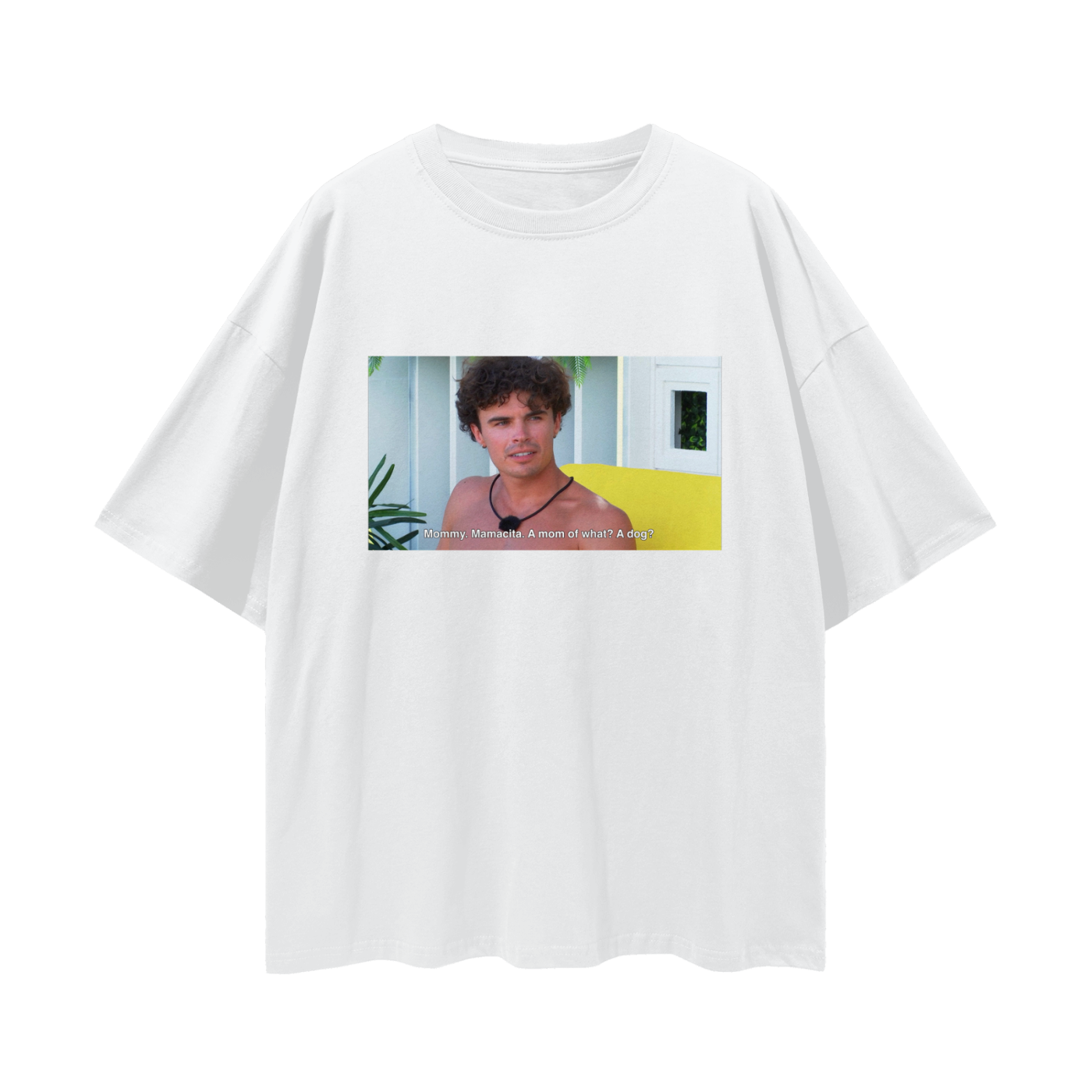Love Island Funny Nic & Hudda Momacita 90s Vintage Like Graphic Oversized T Shirt