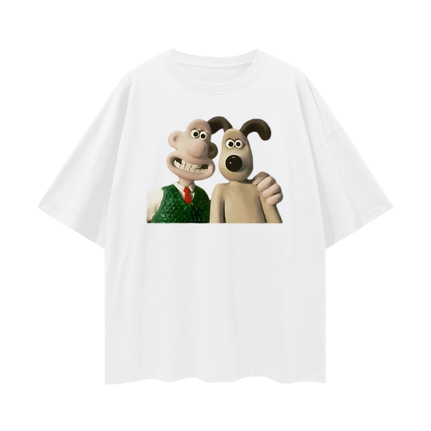 Vintage Like Wallis & Gromit Movie Oversized T Shirt