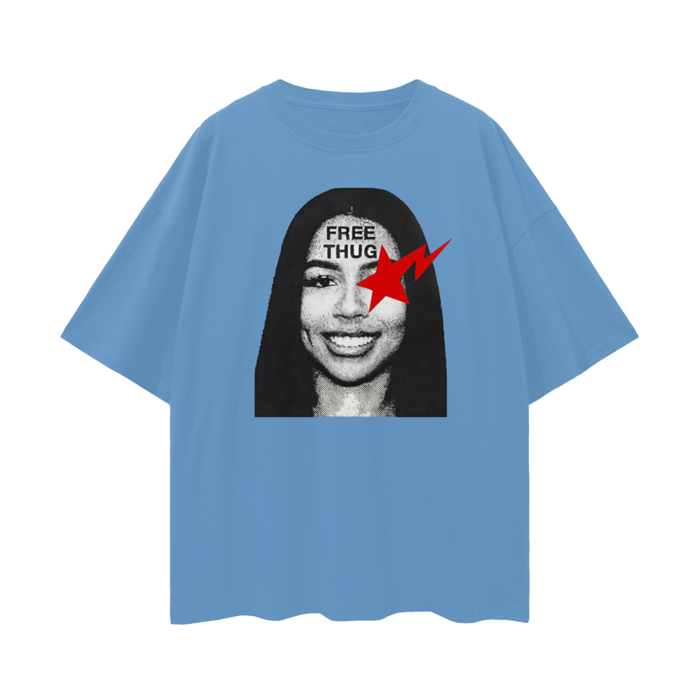 Vintage Like Free Thug Mariah Oversized T Shirt