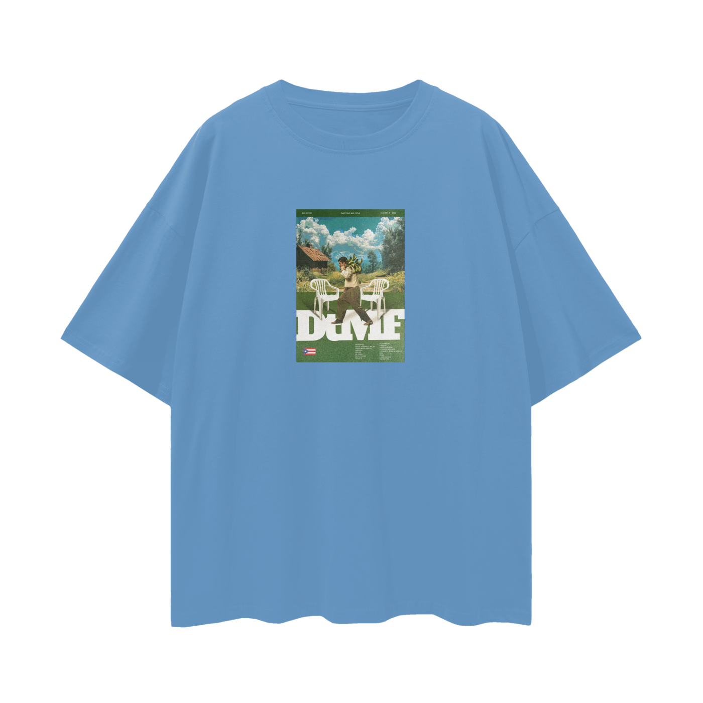Vintage Like Bad Bunny New Album Oversized T Shirt