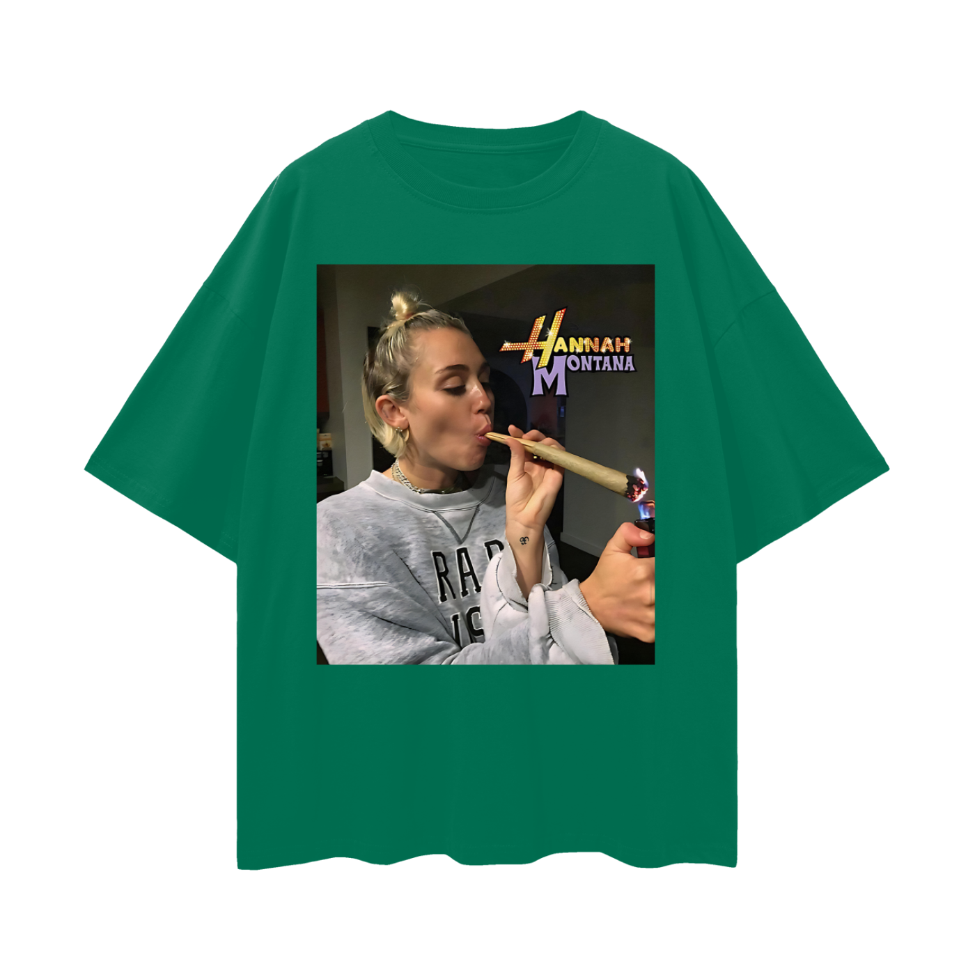 Hannah Montana 4/20 Funny Oversized T Shirt