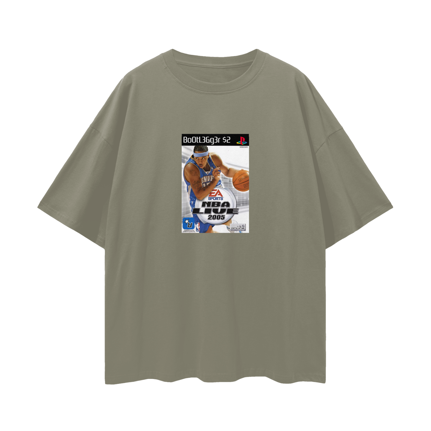 Vintage/Y2K PS2 Nba Live 2005 Bootlegger Oversized T Shirt