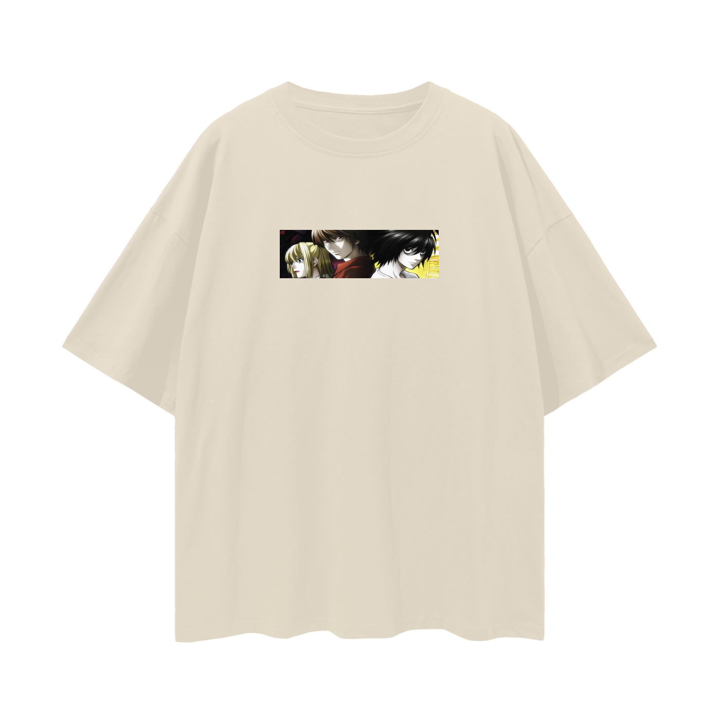 Death Note Anime Box Logo Oversized T Shirt