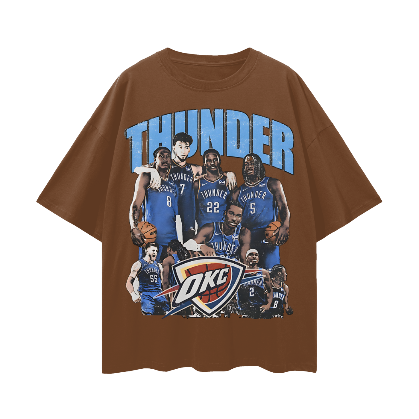Oklahoma Thunder 90s Y2K Vintage Like Graphic Oversized T Shirt
