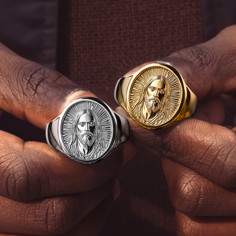 Face Of Jesus Ring
