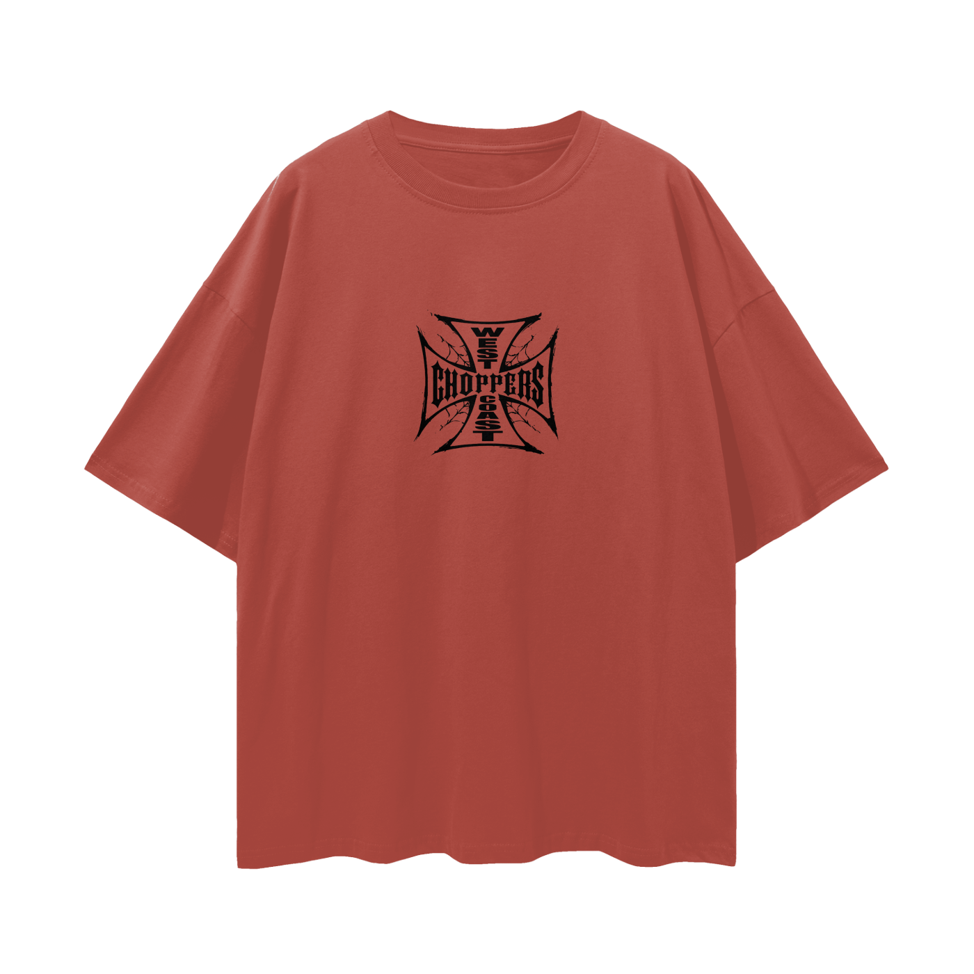Vintage/Y2K Style West Coast Choppers Web Oversized T Shirt