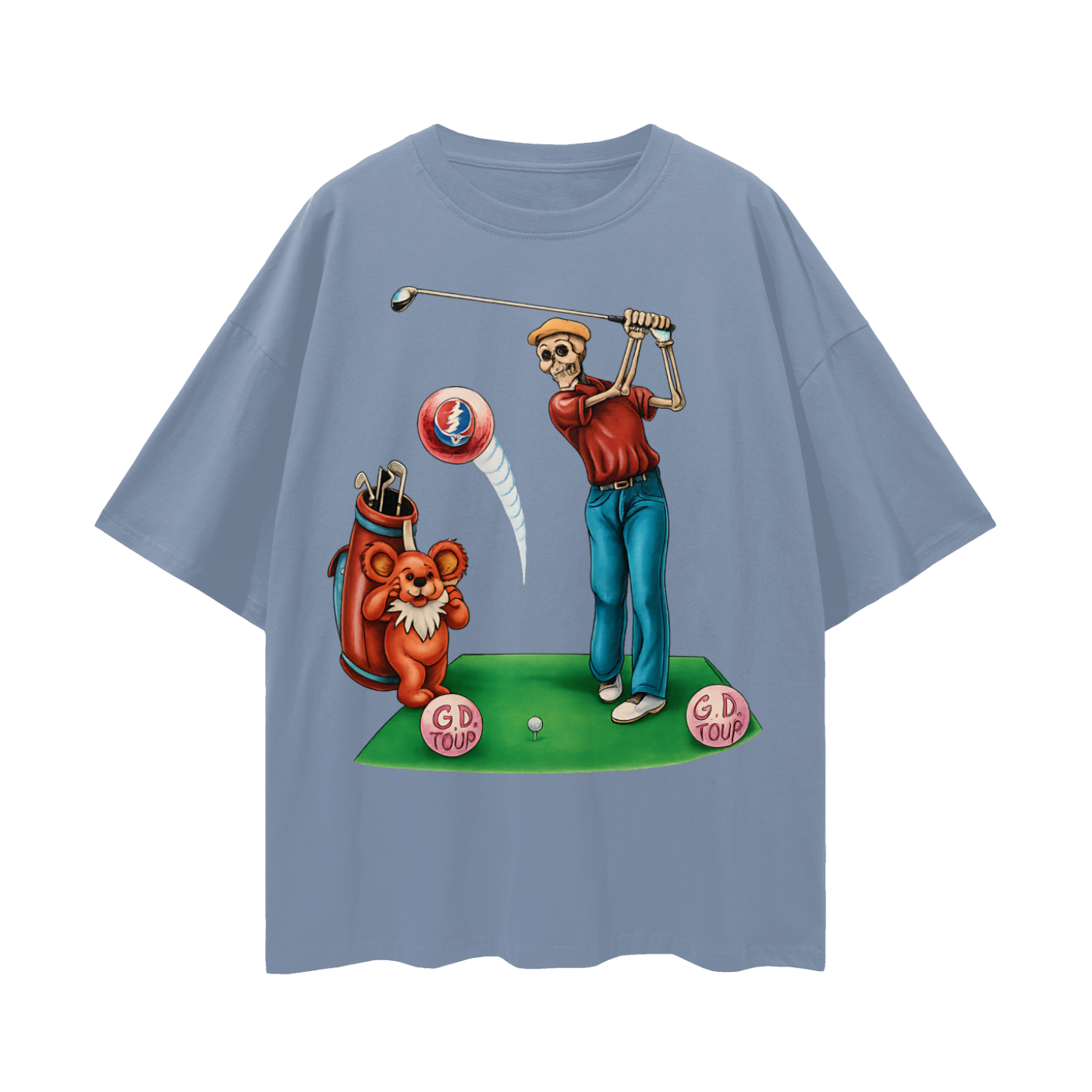Vintage/Y2K Grateful Dead Golfing Oversized T Shirt